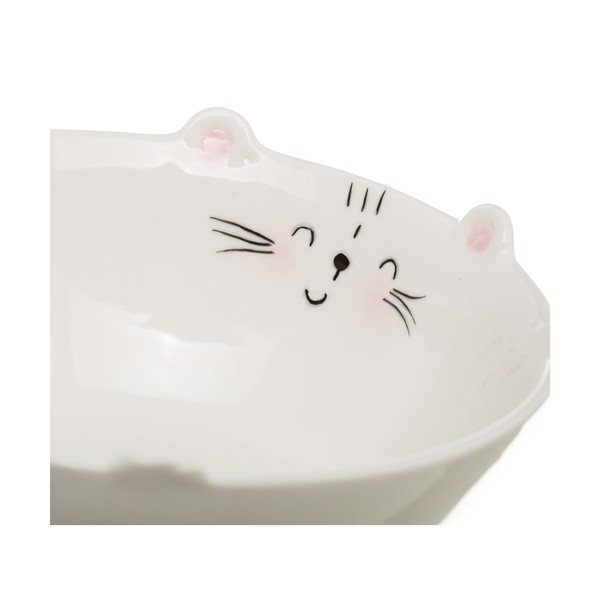 Biela porcelánová miska Unimasa Kitty, ⌀ 16,1 cm-image-1