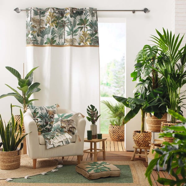 Zelený/hnedý sedací vak Balinesia – douceur d'intérieur-image-3