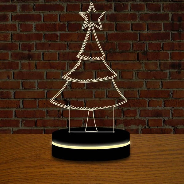 Lampa s 3D efektom Christmas no. 12