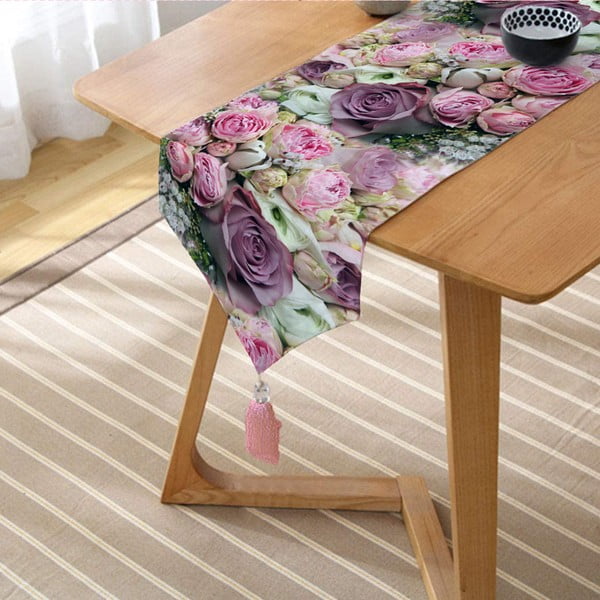 Behúň na stôl 45x140 cm Roses – Mila Home-image-1
