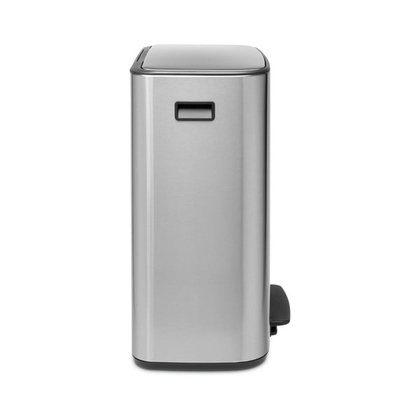 Nášľapný oceľový odpadkový kôš na triedený odpad v matne striebornej farbe 60 l Bo – Brabantia-image-3