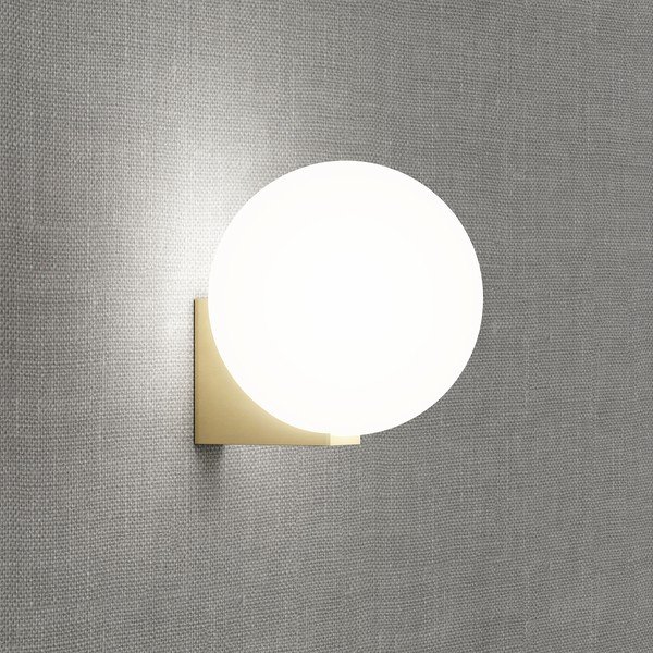 Nástenné svietidlo v zlatej farbe ø 15 cm Obi – SULION-image-2