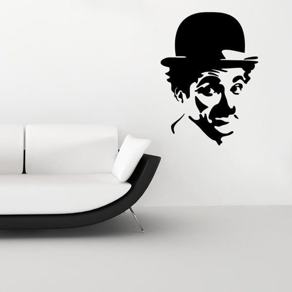 Samolepka Charlie Chaplin Portrait