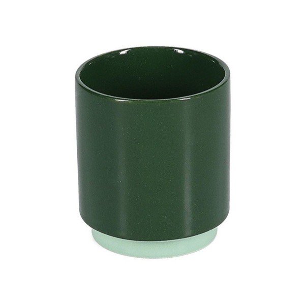 Tmavozelená kameninová šálka 270 ml Duo – ONA