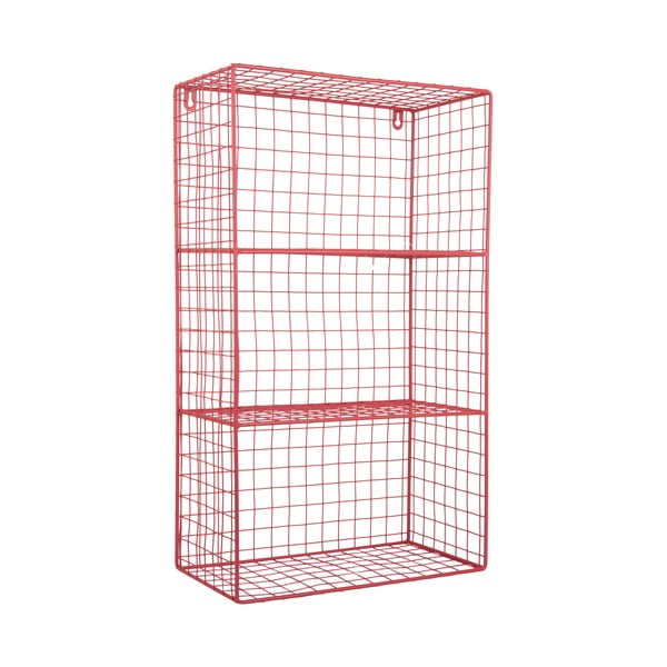 Červená poschodová oceľová polica 60 cm Reja – PT LIVING-image-2