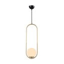 Závesné svietidlo v zlatej farbe Squid Lighting Arch, výška 146 cm