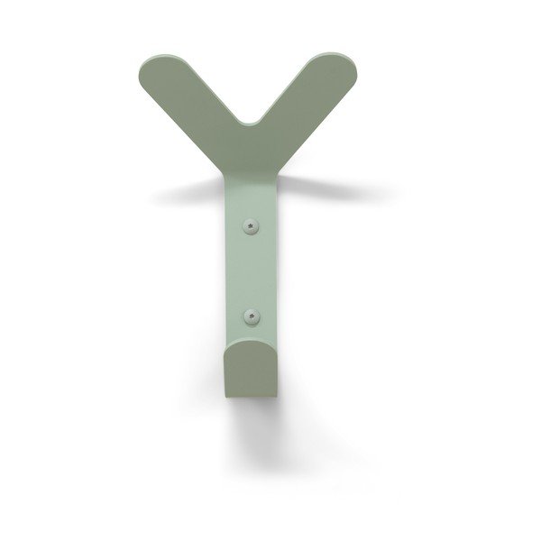 Sivozelený nástenný oceľový háčik Frondo – Spinder Design-image-2