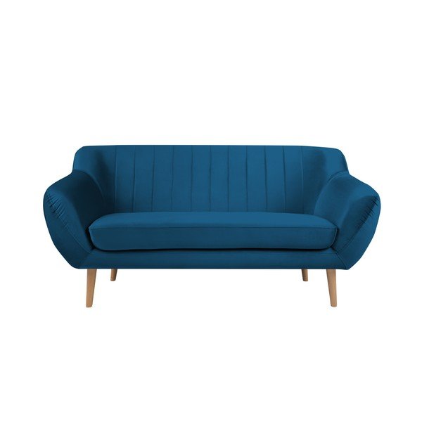 Modrá dvojmiestna pohovka Mazzini Sofas Benito