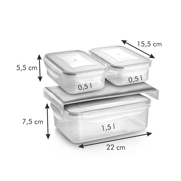 Chladiaca taška s 3 dózami Freshbox – Tescoma-image-3