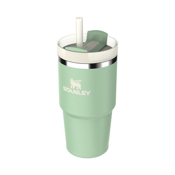 Šalviová zelená termoska so slamkou z nehrdzavejúcej ocele 600 ml Quencher H2.0 FlowState Tumbler Pistachio – Stanley-image-1
