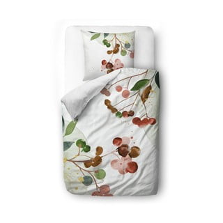 Bavlnená saténová posteľná bielizeň Butter Kings Magic Berries, 140 x 200 cm