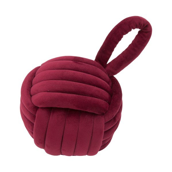 Vínovočervená zarážka do dverí Mauro Ferretti Ball, ø 14 cm