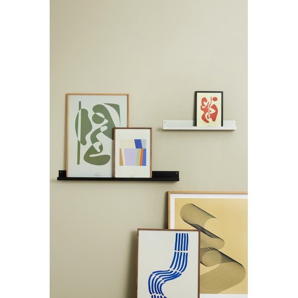 Svetlosivá kovová polica na obrázky 60 cm Care – Hübsch-image-2