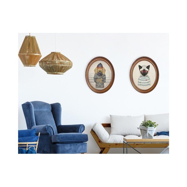Oválny obraz Really Nice Things Sailor Cat-image-2