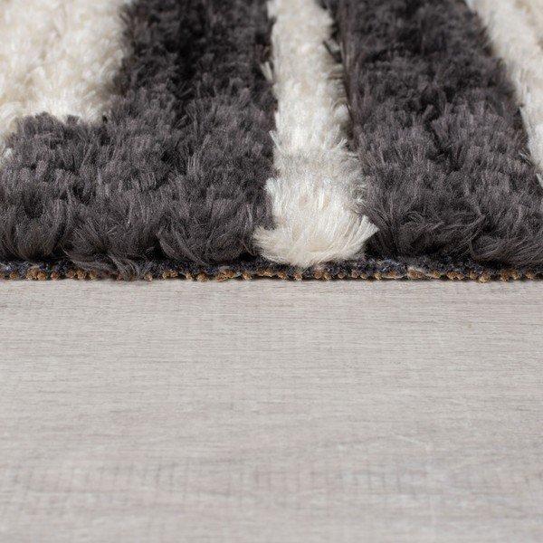 Čiernobiely koberec 120x170 cm Lina - Flair Rugs-image-4