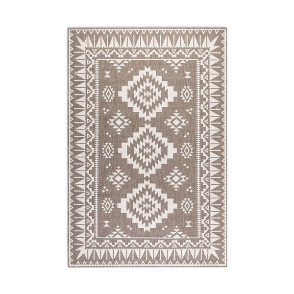 Krémovo-hnedý vonkajší koberec 160x230 cm Gemini – Elle Decoration-image-2