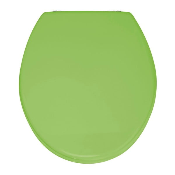 Zelené WC sedadlo Wenko Prima, 41 x 38 cm