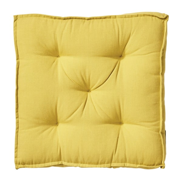 Žltý podsedák Butlers Solid, 40 × 40 cm
