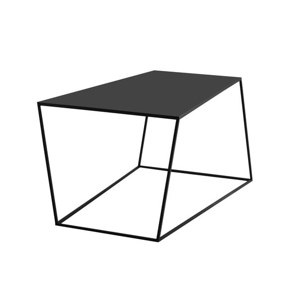 Čierny konferenčný stolík Custom Form Zak, dĺžka 100 cm