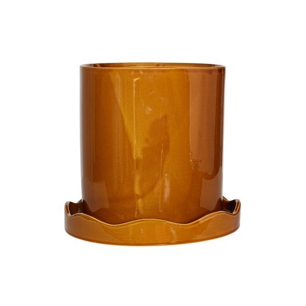 Kameninový ručne vyrobený obal na kvetináč ø 21,5 cm Nami – OYOY Living Design