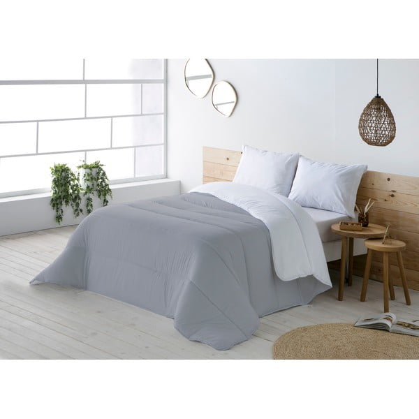 Sivo-biely pléd na dvojlôžko Boheme Hedy, 270 x 180 cm-image-2