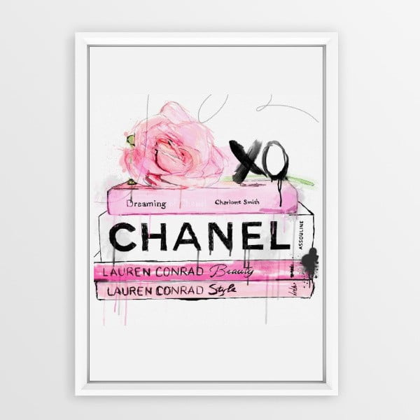 Plagát v ráme Piacenza Art Books Chanel, 30 × 20 cm