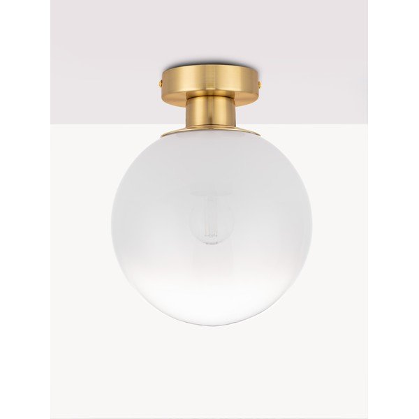 Biele/v zlatej farbe sklenené stropné svietidlo Vita – Nova Luce-image-2