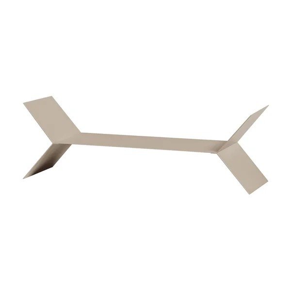 Béžové kovové police v súprave 3 ks 80 cm Lorin – WOOOD-image-3