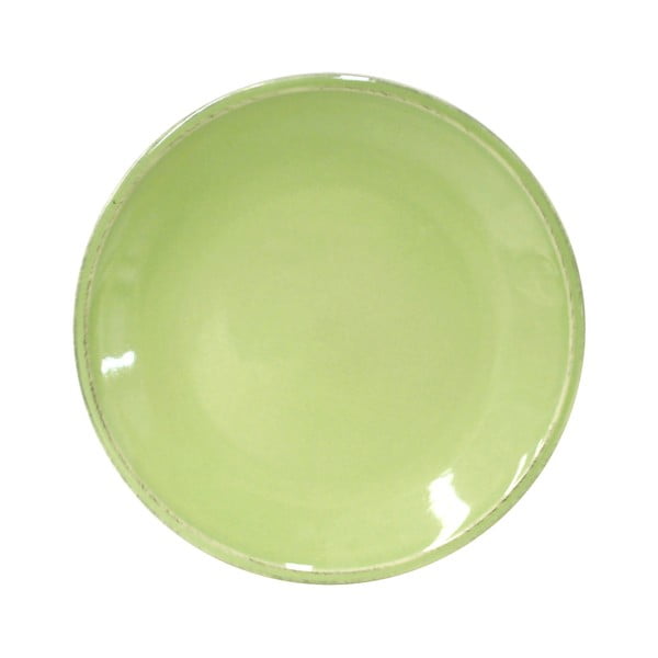 Zelený kameninový dezertný tanier Costa Nova Friso, ⌀ 22 cm