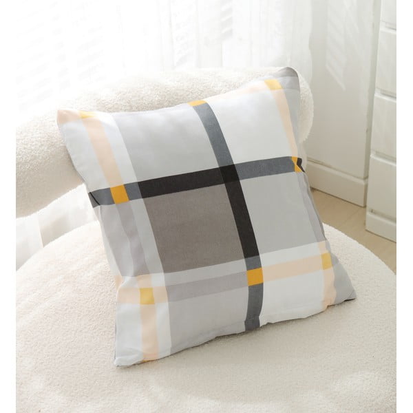 Hnedo-krémovobiele trojdielne obliečky na jednolôžko z mikrosaténu 140x200 cm Henry – My House-image-3