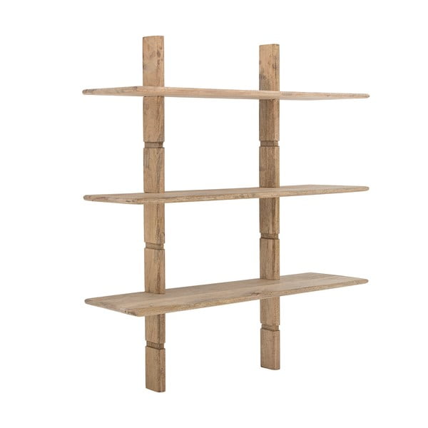 Nástenná knižnica z mangového dreva v prírodnej farbe 96x110,5 cm Millian – Bloomingville-image-1