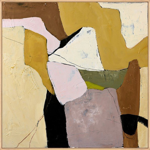 Ručne maľovaný obraz s rámom/na plátne 101x101 cm Featured – Malerifabrikken