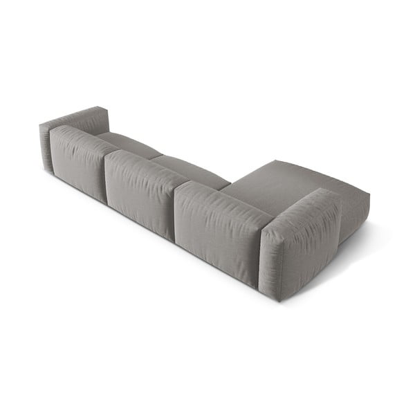 Svetlosivá modulárna rohová pohovka (ľavý roh) Martina – Micadoni Home-image-3