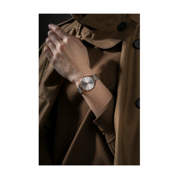 Dámske hodinky s 1 diamantom a remienkom z antikoro ocele Walter Bach Diamond-image-1