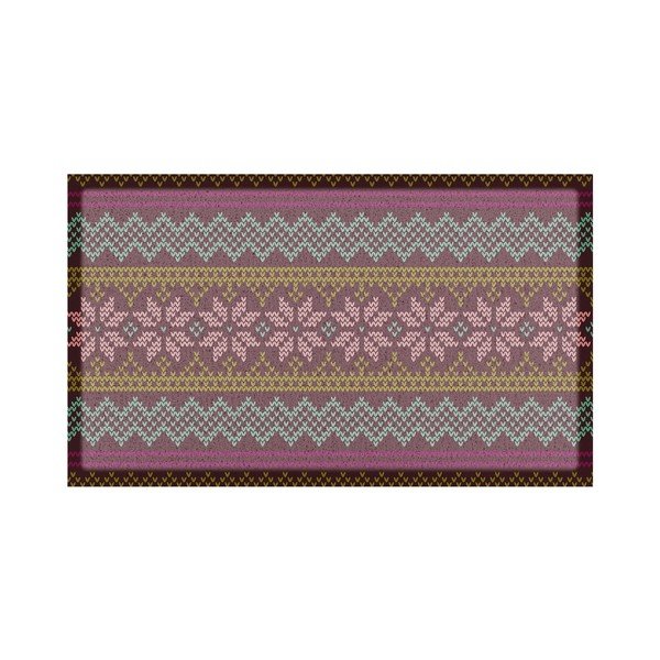 Rohožka z recyklovaného plastu 40x70 cm Fair Isle  – Artsy Doormats