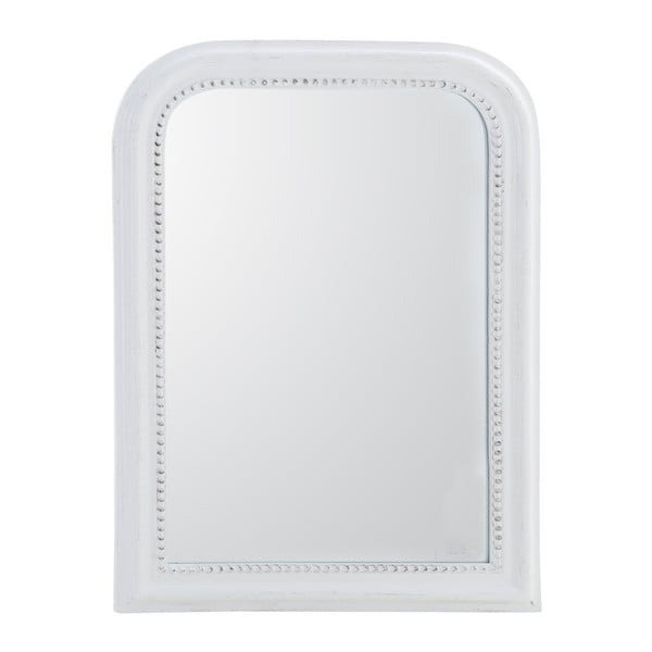 Biele nástenné zrkadlo InArt Boho