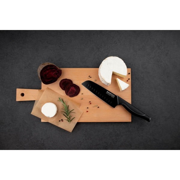 Čierny antikoro nôž santoku Nirosta Wave-image-1