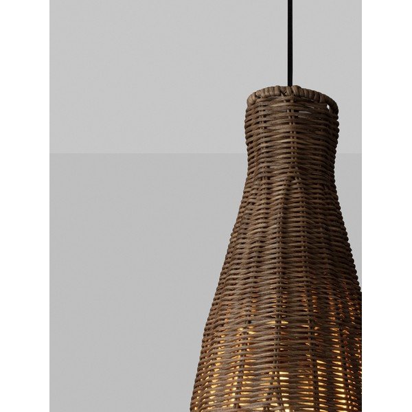 Ratanové závesné svietidlo v prírodnej farbe ø 19,5 cm Rielo – Nova Luce-image-3