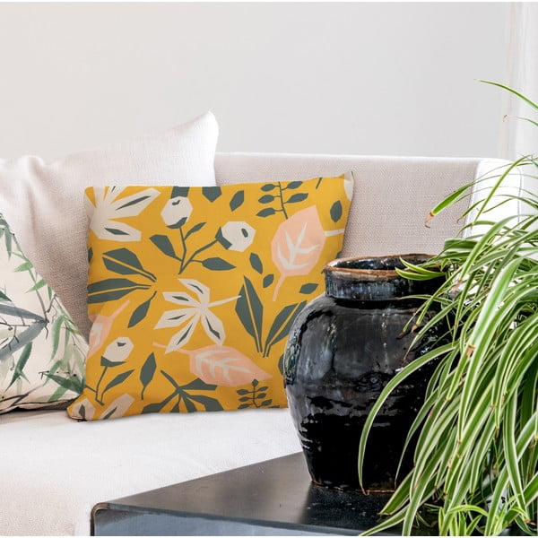 Vankúš Butter Kings z bavlny Square Plants, 45 x 45 cm-image-1