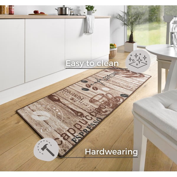 Hnedý kuchynský behúň Hanse Home Delicious Coffee, 67 x 180 cm-image-3