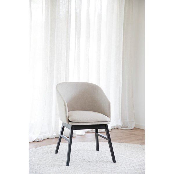 Béžové čalúnené jedálenské kreslá v súprave 2 ks Windham – Rowico-image-1