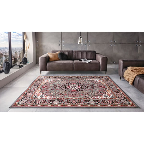 Sivo-hnedý koberec Nouristan Skazar Isfahan, 200 x 290 cm-image-1