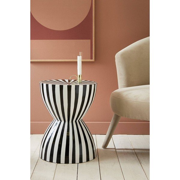 Kovový okrúhly odkladací stolík ø 35 cm Pello – Ellos Home-image-1