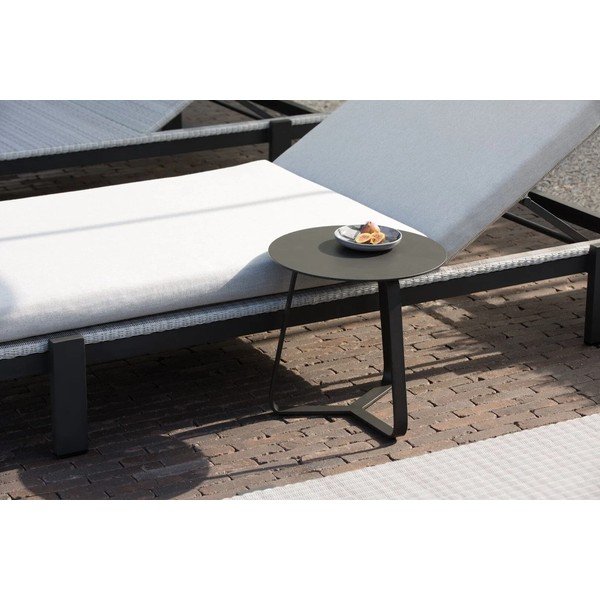 Okrúhly záhradný odkladací stolík ø 42 cm Plus – Diphano-image-1