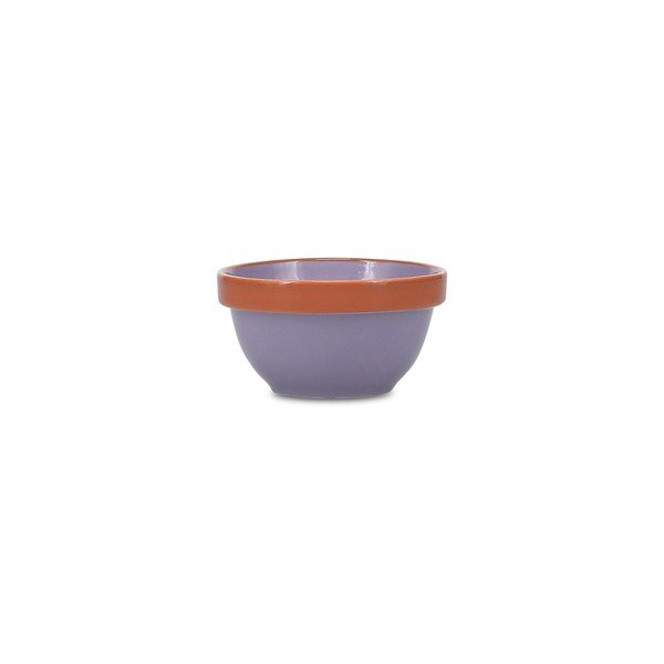 Oranžová/fialová kameninová miska 170 ml Duo – ONA-image-3