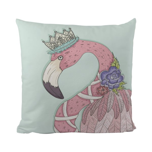 Vankúš Flamingo Queen, 50x50 cm