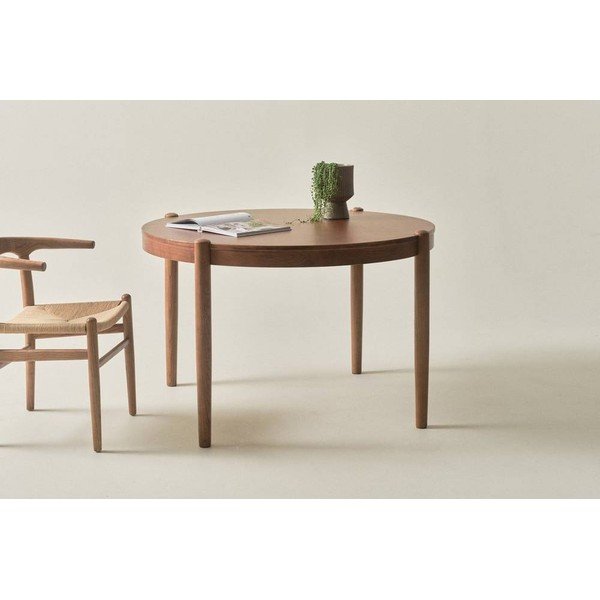 Okrúhly jedálenský stôl z brestového dreva ø 120 cm Nattavaara – Jotex-image-1