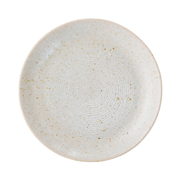 Krémovobiely kameninový dezertný tanier Bloomingville Pixie, ø 16 cm