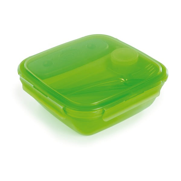 Zelený obedový box s príborom a chladičom Snips Lunch, 1,5 l-image-2