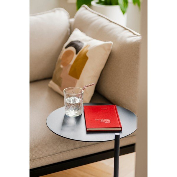 Oceľový okrúhly odkladací stolík 41x40 cm Ande – noo.ma-image-4